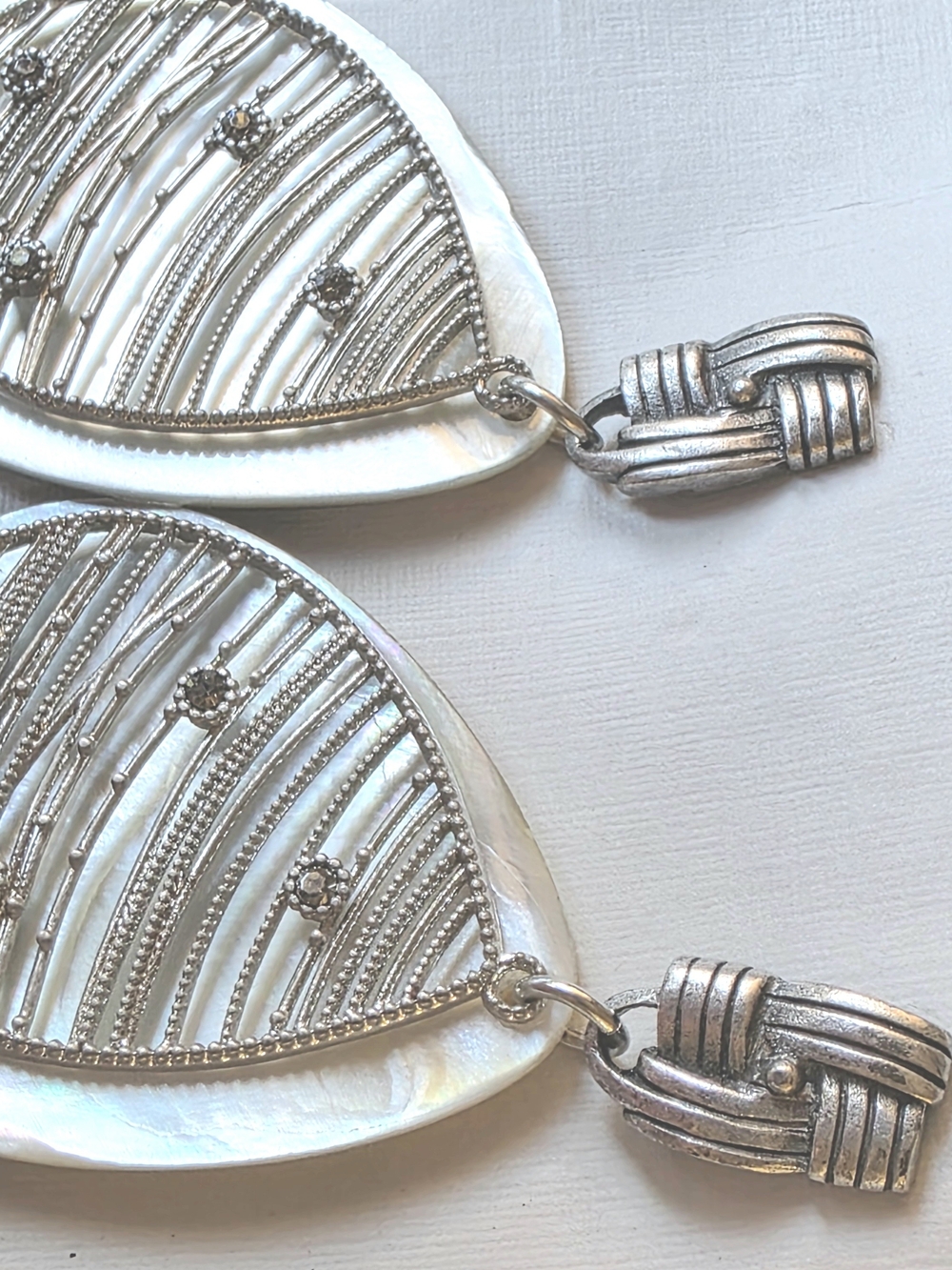 These are John Michael Richardson Handcrafted Post Pierced Dangle Earrings - Picture 12 of 14